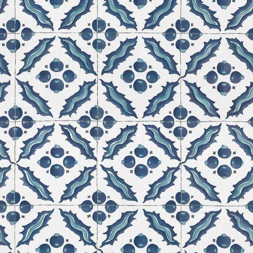 Современный обои - IZNIK K&Ouml;SEM RW126 - Iksel Decorative Arts - из стекловолокна / виниловый / c геометрическим рисунком