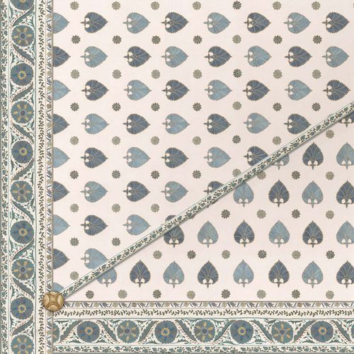 Современный обои - SUZANI SPADES CEILING - Iksel Decorative Arts - виниловый / природный мотив / зеленый