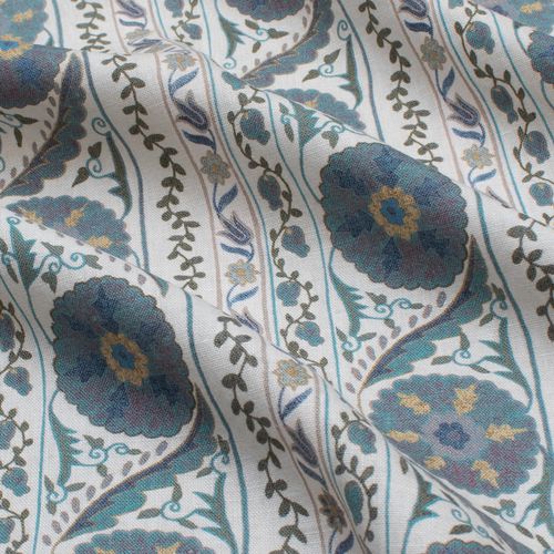 Обивочная ткань - SUZANI BORDERS RF504 - Iksel Decorative Arts - для штор / для внутренней отделки / с рисунком