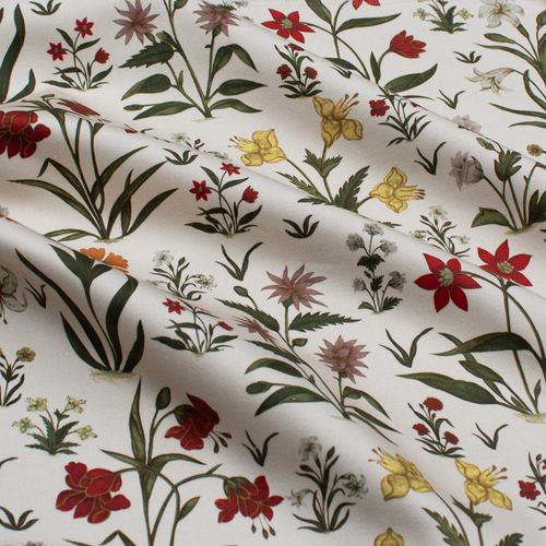 Обивочная ткань - MOGUL FLOWERS C. RF315B - Iksel Decorative Arts - для штор / настенная / в цветочек