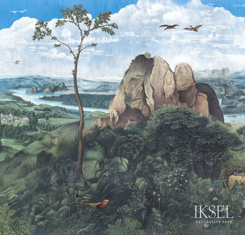 Современный обои - SC167 PATINIR LANDSCAPE - Iksel Decorative Arts - из стекловолокна / виниловый / природный мотив
