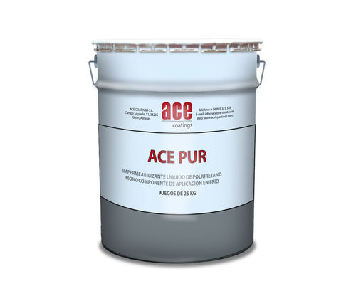 Полиуретановая гидроизоляция - ACE PUR - Ace - для внутреннего пространства / для наружного грунта / для облицовки