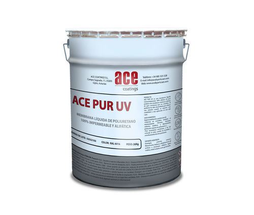 Гидроизоляция из полиуретана - ACE PUR UV - Ace - для террасы / полиуретановая / однокомпонентная