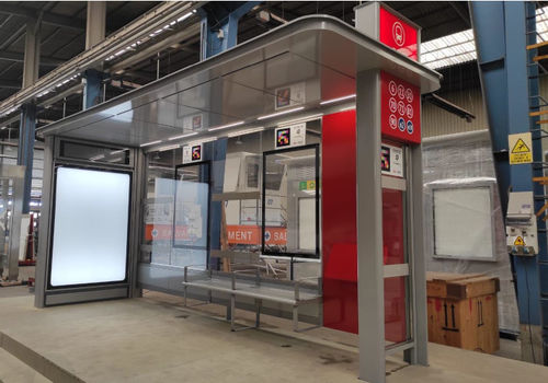 Крытая автобусная остановка со скамейкой - VALENCIA - Primur