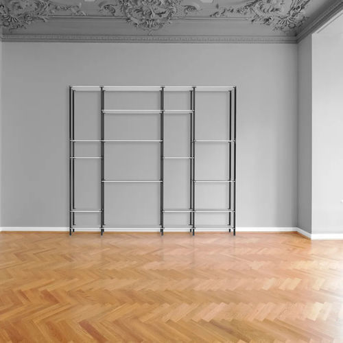 Настенная система полок - Art 250/250 - tRACK by Kesseböhmer GmbH - отдельно стоящая / современная / из стали, покрытой порошком