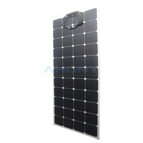 Фотоэлектрическая панель плоский - EGO S 150W - SHENZHEN AHONY POWER CO.,LTD - гибкая / черная / вертикальная установка