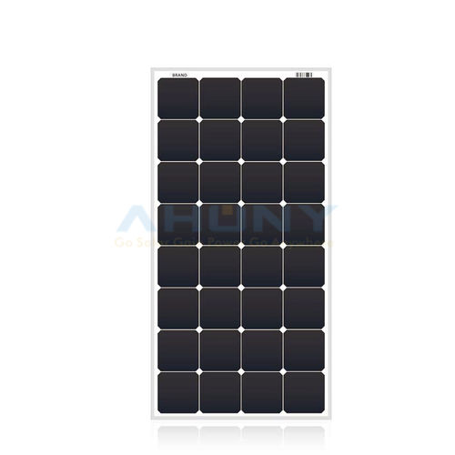 Монокристаллическая фотоэлектрическая панель - ERIGID M120W - SHENZHEN AHONY POWER CO.,LTD - полужесткий / черная / вертикальная установка
