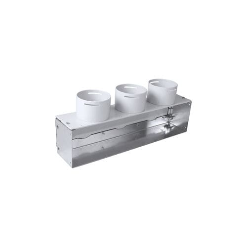 Настенный диффузор воздуха - FITT AGIX® reversible adapters - FITT Spa - прямоугольный / из стального листа / из ПВХ
