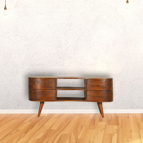 Мультимедийная мебель скандинавский стиль - WAVE  - Artisan Furniture - с выдвижными ящиками / для бытового использования / из цельной древесины