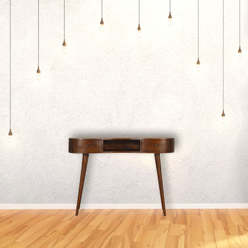Современный секретарский стол - WAVE  - Artisan Furniture - из цельной древесины / со встроенным ящиком / 2 выдвижных ящика