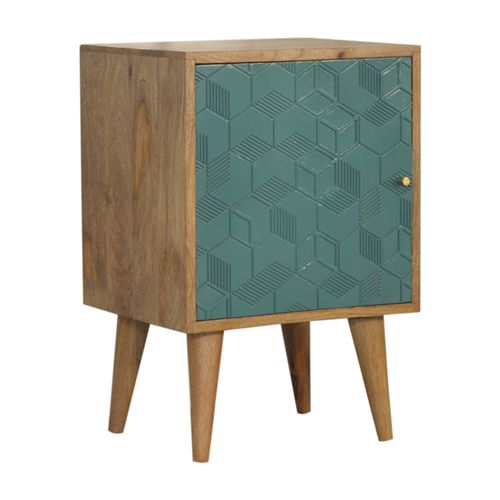 Ночной столик скандинавский стиль - ACADIA - Artisan Furniture - из цельной древесины / с основанием из цельной древесины / прямоугольный