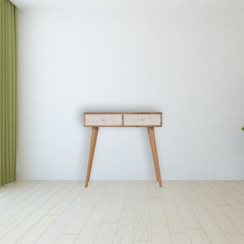 Стол-консоль скандинавский дизайн - ACADIA  - Artisan Furniture - из цельной древесины / с основанием из цельной древесины / прямоугольный