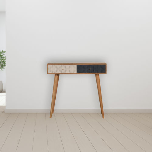 Стол-консоль скандинавский дизайн - MILAN - Artisan Furniture - из цельной древесины / с основанием из цельной древесины / прямоугольный