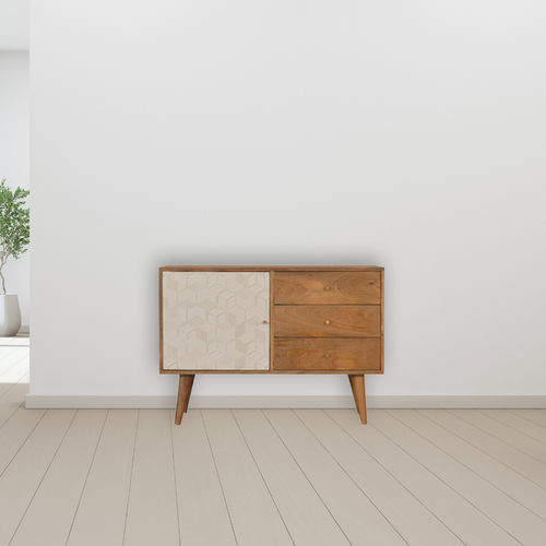 Буфет скандинавский дизайн - ACADIA  - Artisan Furniture - из цельной древесины / с полкой / с выдвижными ящиками