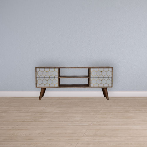Современная мультимедийная мебель - CASSIA  - Artisan Furniture - с выдвижными ящиками / для бытового использования / из окрашенной древесины