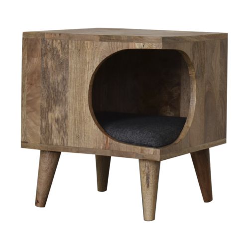Кровать для собаки из цельной древесины - NORDIC - Artisan Furniture - со съемной подушкой