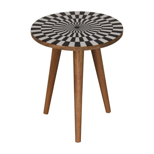 Вспомогательный столик скандинавский дизайн - SPIRAL  - Artisan Furniture - из цельной древесины / с основанием из цельной древесины / круглый