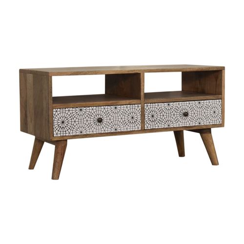 Тумба под телевизор скандинавский дизайн - SENDAI  - Artisan Furniture - с выдвижными ящиками / с полками / из цельной древесины