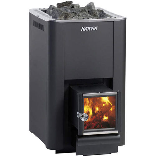 Дровяная печь для сауны - Harvia 20 sl - Fire Ice Systemtec Georg Zelger e.K. - 20 кВт...50 кВт / напольная / из металла