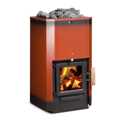 Дровяная печь для сауны - FinTec Iwo Rubin  - Fire Ice Systemtec Georg Zelger e.K. - 9 кВ / напольная / из металла