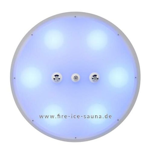 Потолочная лейка для душа - 640-21392-1 - Fire Ice Systemtec Georg Zelger e.K. - круглая / дождь / со встроенным освещением