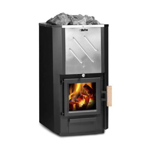 Печь для сауны на дровах - FinTec Iwo Reflex - Fire Ice Systemtec Georg Zelger e.K. - 9 кВ / напольная / из металла