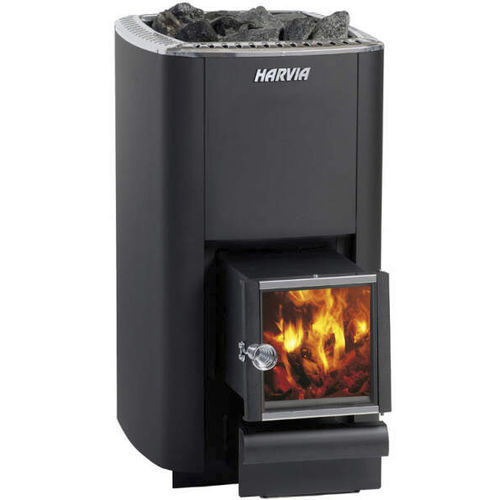 Печь для сауны на дровах - Harvia m3sl - Fire Ice Systemtec Georg Zelger e.K. - 5 кВ...10 кВ / напольная / из металла
