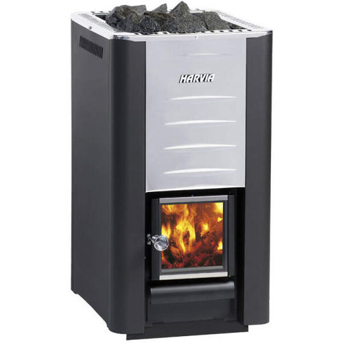 Дровяная печь для сауны - Harvia 26 Pro - Fire Ice Systemtec Georg Zelger e.K. - 20 кВт...50 кВт / напольная / из нержавеющей стали
