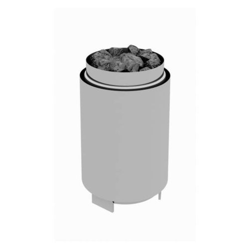 Электрическая печь для сауны - RONDO-therm type rd 33 - Fire Ice Systemtec Georg Zelger e.K. - 5 кВ...10 кВ / напольная / из хромированной стали