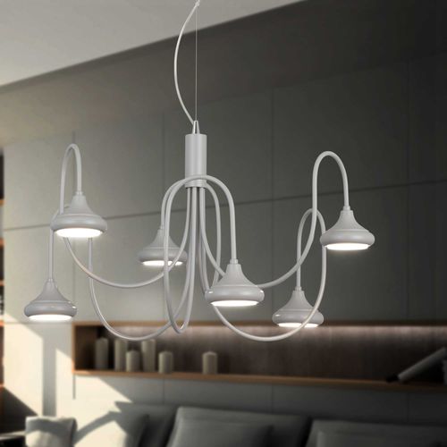 Классическая люстра - 1680/6 - LAM Export - из стали / 6 лампочек / LED