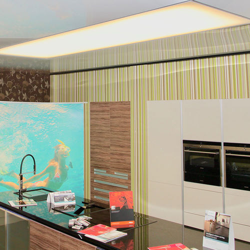 Текстильная стеклянная крыша - Nevitec Stretch Ceiling