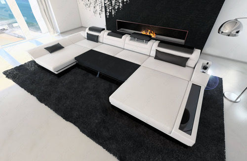 Угловой диван - CHICAGO U - Sofa dreams - современный / из кожи / из искусственной кожи