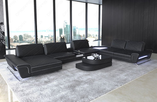 Модульный диван - Ferrara XL - Sofa dreams - современный / из кожи / с подлокотниками
