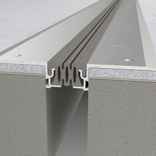 Компенсационный шов из ПВХ - RLO SERIES - CS Construction Specialties - из алюминия / для напольной поверхности / для стены