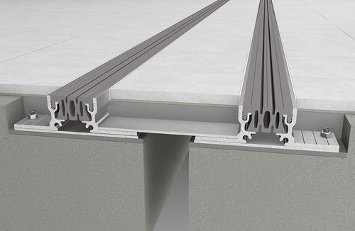 Компенсационный шов из ПВХ - HOD-HD & HOD-HDS series - CS Construction Specialties - из алюминия / из нержавеющей стали / из полированной нержавеющей стали