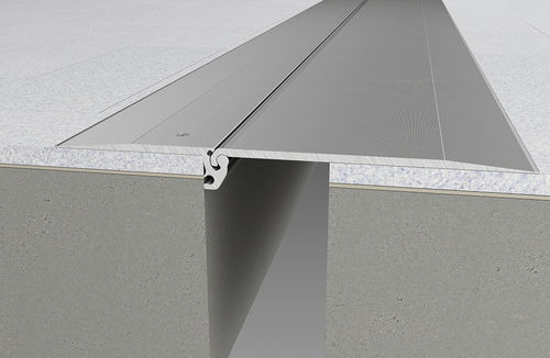Компенсационный шов из алюминия - PCH SERIES - CS Construction Specialties - для напольной поверхности / для стены / с соединением