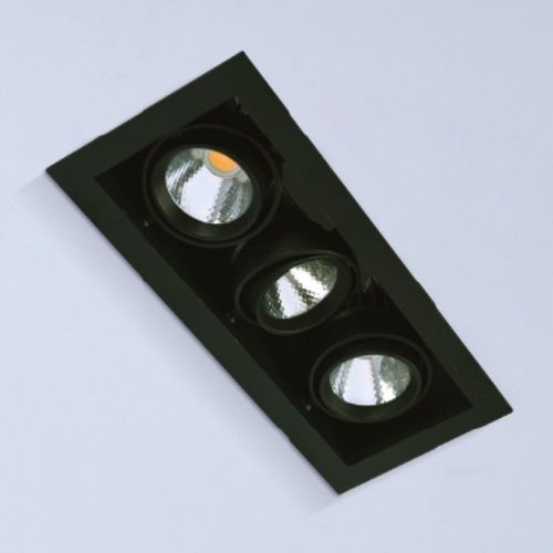 Встраиваемый даунлайт в потолок - LYRAS TRIO - HB LUX LIGHTING - HB LUX TEKNOLOJI SAN VE TIC LTD - LED / прямоугольный / IP20