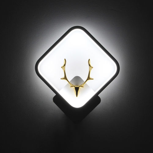 Современный настенный светильник - KD-LWL-ALS02 - kindom opto-electronic co.,ltd - для интерьера / из алюминия / квадратный