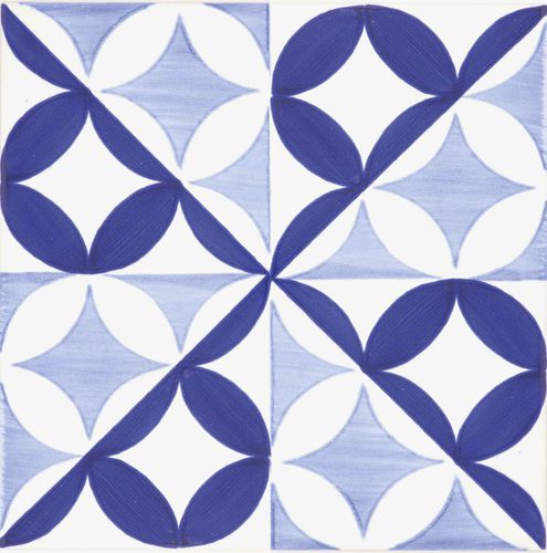 Плитка из керамики - Blue Type 4 - mavi ceramica - эмалевая / для интерьера / для наружного применения