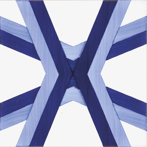 Плитка из керамики - Blue Type 7 - mavi ceramica - эмалевая / для интерьера / для наружного применения