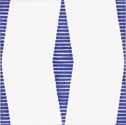 Плитка из керамики - Blue Type 17 - mavi ceramica - эмалевая / для интерьера / для наружного применения