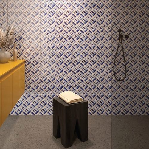 Плитка из керамики - Blue Type 9 - mavi ceramica - эмалевая / для интерьера / для наружного применения