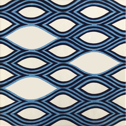 Плитка из керамики - Piscis 2 - mavi ceramica - полуглянцевая / окрашенная / для интерьера
