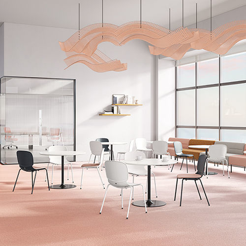 Современный cтул - CMD series - Zhejiang Sunon Furniture Manufacture Co., Ltd. - для интерьера / из PP / с основанием из древесины