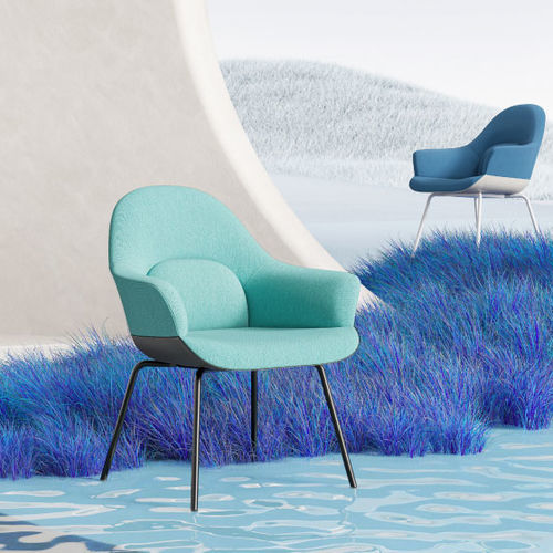 Современный cтул - F0 - Zhejiang Sunon Furniture Manufacture Co., Ltd. - для сада / для интерьера / из льна