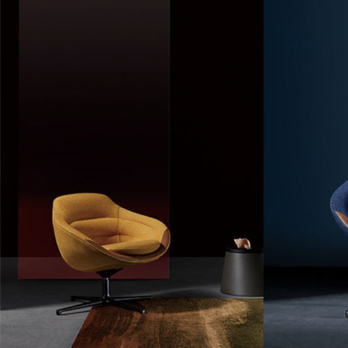 Современное кресло - D series-D3 - Zhejiang Sunon Furniture Manufacture Co., Ltd. - из ткани / из стали / с подушками