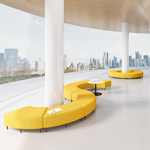 Модульный диван - F6 Ⅲ - Zhejiang Sunon Furniture Manufacture Co., Ltd. - современный / из ткани / серый