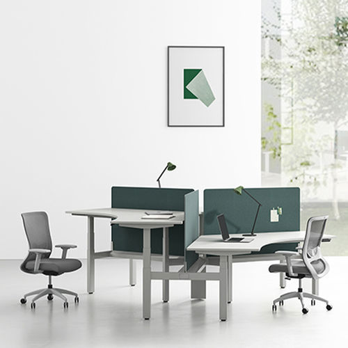 Современный рабочий стол - UP1  - Zhejiang Sunon Furniture Manufacture Co., Ltd. - из дуба / из орехового дерева / из эвкалипта