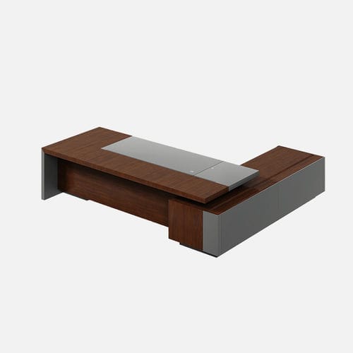 Директорский рабочий стол - Larry - Zhejiang Sunon Furniture Manufacture Co., Ltd. - напольный / современный / из орехового дерева