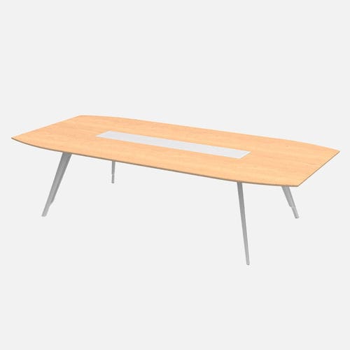 Современный стол для собраний - Kross - Zhejiang Sunon Furniture Manufacture Co., Ltd. - из дерева / с основанием из металла / прямоугольный